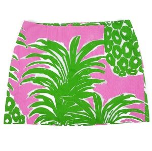 Lilly Pulitzer Flamenco Pineapple Print Tate Skirt